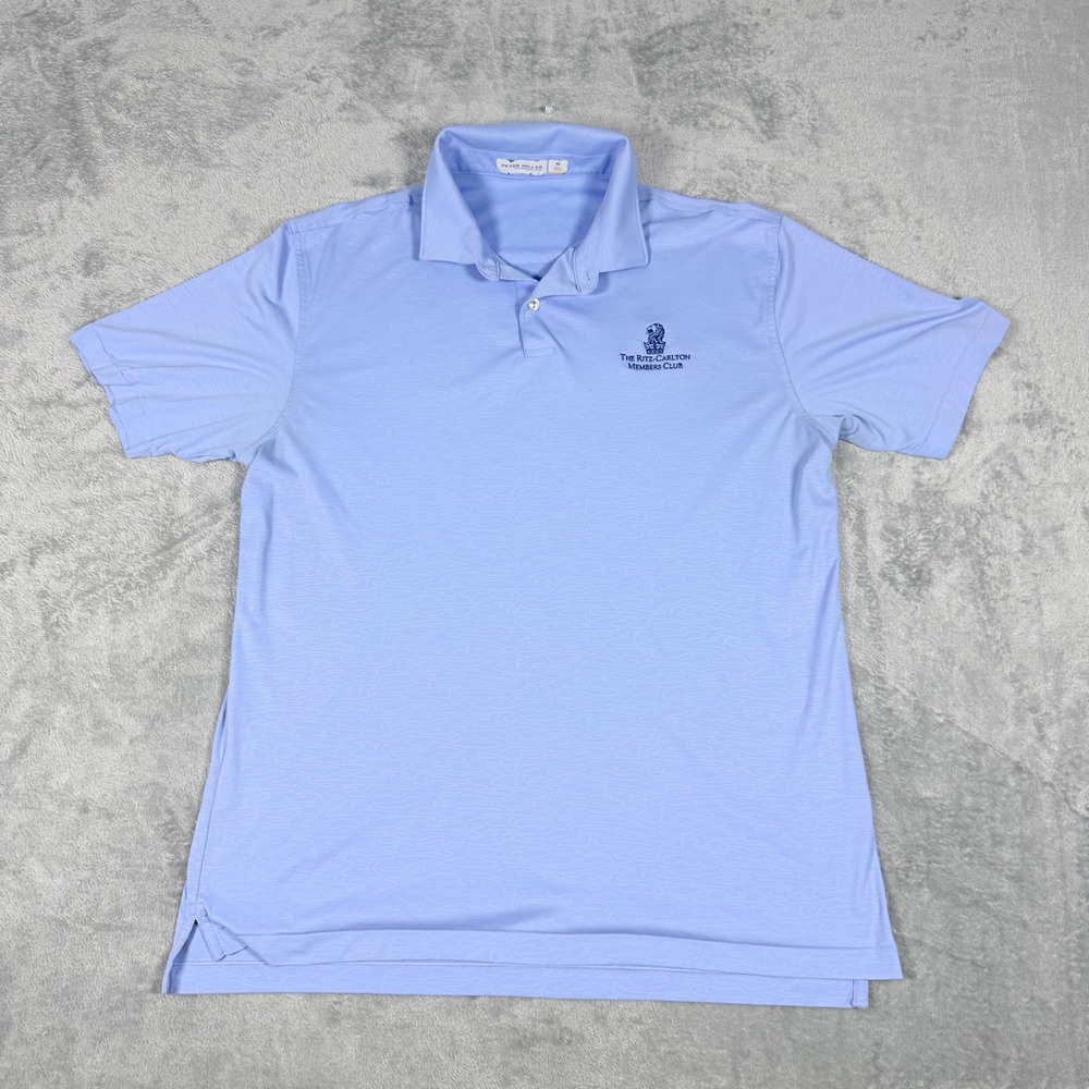 Peter Millarn Featherweight Mens Medium Polo Shirt Ritz Carlton Members Club